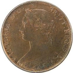 Nova Scotia One Cent 1861 PCGS MS-63 RB