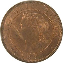 Prince Edward Is 1871 ICCS MS-64 Red