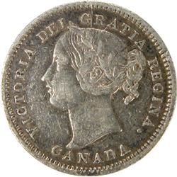 Canada Ten Cents 1870 Wide 0 CCCS EF-40