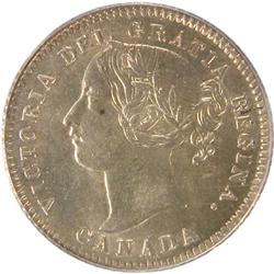 Canada Ten Cents 1874H ICCS/PCGS MS-63