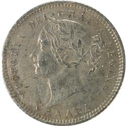 Canada Ten Cents 1880H Obv 2 ICCS EF-40