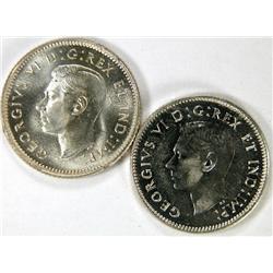 1947 two pieces, both Choice to Gem Unc