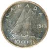 Image 2 : Canada Ten Cents 1947 ML ICG MS-65