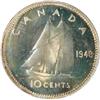 Image 2 : Canada Ten Cents 1948 ICCS SP-65