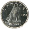 Image 2 : Canada Ten Cents 1958 ICCS PL-65 UHCam