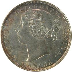 Canada Twenty Cents 1858 PCGS MS-64