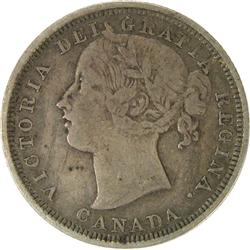 Canada Twenty Cents 1858, Fine