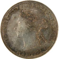 Canada 25 Cents 1870 Obv 1 CCCS VF-30