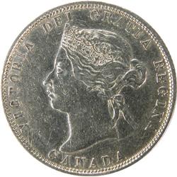 Canada 25 Cents 1872H Obv 2 ICCS VF-30