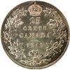 Image 2 : Canada 25 Cents 1913 ICCS MS-60