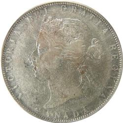 Canada 50 Cents 1870 No LCW PCGS VF-35