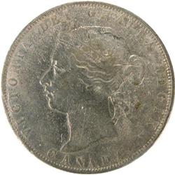 Canada 50 Cents 1870 LCW CCCS F-12