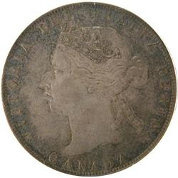 Canada 50 Cents 1871H PCGS EF-45