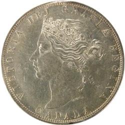 Canada 50 Cents 1872H ICCS EF-40