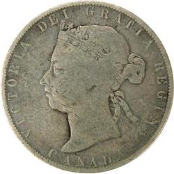 Canada 50 Cents 1892 Obverse 4, VG