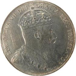 Canada 50 Cents 1910 Vic Lvs ICCS AU-55