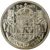 Image 2 : Canada 50 Cents 1938 ICCS MS-62