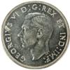 Canada Silver Dollar 1945 ICCS AU-55