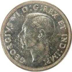 Canada Silver Dollar 1946 ICCS AU-55