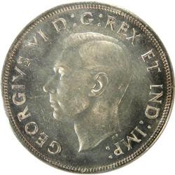 Silver Dollar 1947 Blunt 7 ICCS MS-63