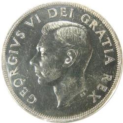 Canada Silver Dollar 1948 ICCS MS-62