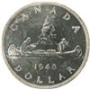 Image 2 : Canada Silver Dollar 1948 ICCS MS-62