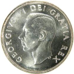 Canada Silver Dollar 1949 PCGS MS-66