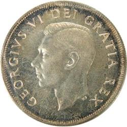 Canada Silver Dollar 1949 ICCS MS-65