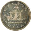 Image 2 : Canada Silver Dollar 1949 ICCS MS-65
