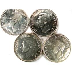 1949, four pieces, Unc to Choice Unc