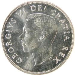 Canada Silver Dollar 1950 PCGS MS-65