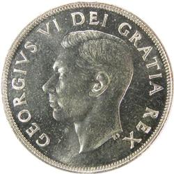 Canada Silver Dollar 1952 ICCS MS-64