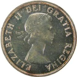 Canada Silver Dollar 1955 ICCS PL-66