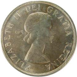 Canada Silver Dollar 1955 ICCS MS-64