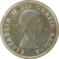 Canada Silver Dollar 1956 ANACS MS-67PL