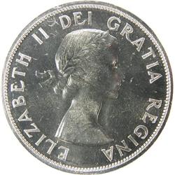 Canada Silver Dollar 1957 ICCS PL-65