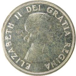 Canada Silver Dollar 1957 ICCS PL-65