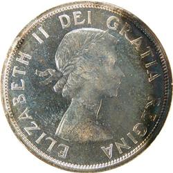 Canada Silver Dollar 1958 PCGS PL-67