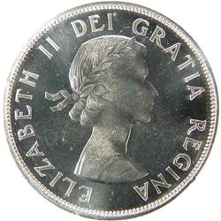 Canada Silver Dollar 1960 PCGS PL-67