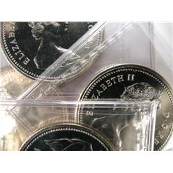 1967-80 8 ICCS Specimen Silver Dollars