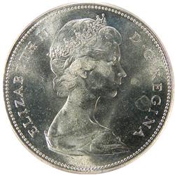 Canada Silver Dollar 1967 PCGS MS-65
