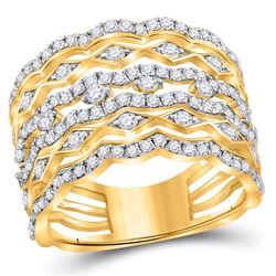 14kt Yellow Gold Princess Diamond Bridal Wedding Engagement Ring Band Set 2.00 Cttw
