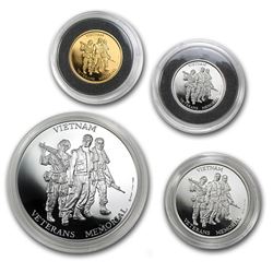 4 Metals Set - Vietnam Veterans Memorial Set (In Capsule)