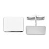 Image 1 : 14K WG Rectangular Cuff Links