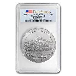 2010-P 5 oz Silver ATB Mount Hood SP-70 PCGS (FirstStrike®)