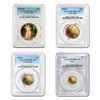 Image 1 : 1990 4-Coin Proof Gold American Eagle Set PR-70 PCGS