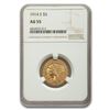 1914-S $5 Indian Gold Half Eagle AU-55 NGC