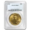 1910 $20 Saint-Gaudens Gold Double Eagle MS-63 PCGS