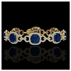 4.97 ctw Tourmaline & Diamond Necklace 14K Rose Gold