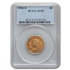 1916-S $5 Indian Gold Half Eagle AU-55 PCGS